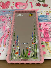 Load image into Gallery viewer, The Daily Mirror 9 (large wavy pink) “Flower Bee”
