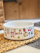 Load image into Gallery viewer, The Personalised Cute Doodles Dog Bowl
