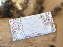 Load image into Gallery viewer, Personalised Wedding Favour/Gift Milk Chocolate Bar

