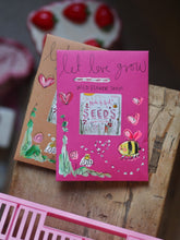 Load image into Gallery viewer, ‘Love’ Wild Flowers Hand Painted Seed Envelope

