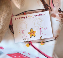 Load image into Gallery viewer, Scrumpy Star Earrings
