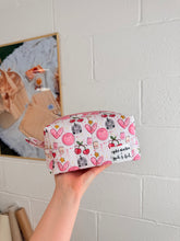 Load image into Gallery viewer, Ophi Studios x Made By Leah Collab Doodle Design Make Up Bag
