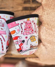 Load image into Gallery viewer, ‘The Pink Christmas Doodles’ Coffee Cosy Sleeve
