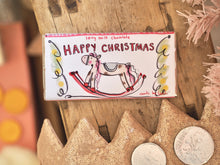 Load image into Gallery viewer, 100g Christmas Rocking Horse Chocolate Bar

