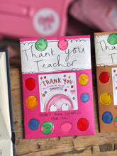 Load image into Gallery viewer, ‘Thank You For Making Me A Smartie’ Hand Painted Envelope

