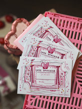 Load image into Gallery viewer, ‘Love Voucher’ Postcards
