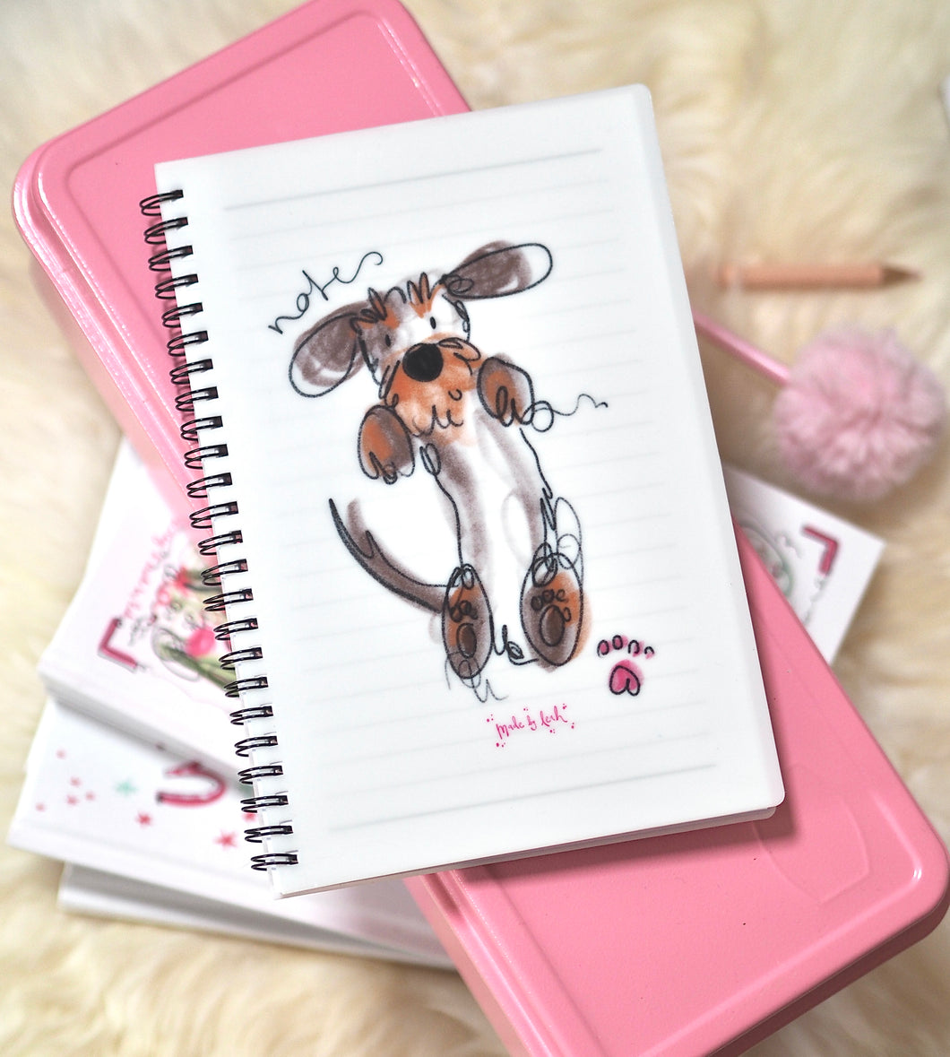 Sausage Dog Spiral Bound Notebook