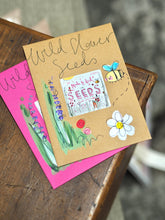 Load image into Gallery viewer, Wild Flower Hand Painted Seed Envelope
