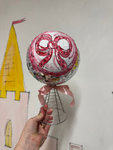 Load image into Gallery viewer, The Made by Leah Disco Tree Topper XL ‘Big Red Bow’
