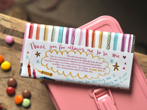 Personalised Teacher 100g Chocolate Bar