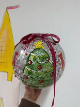 Load image into Gallery viewer, Christmas 20cm Disco Ball ‘The Green Christmas Tree’
