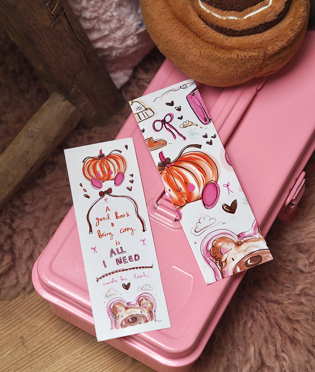 Autumn Girl Bookmark