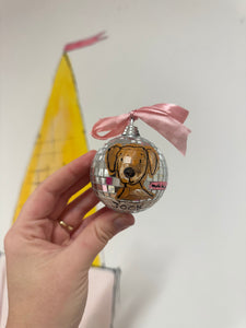 Bespoke Pet Disco Bauble