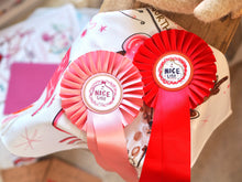 Load image into Gallery viewer, The Personalised ‘On The Nice List’ Luxury Rosette, Red
