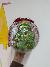 Load image into Gallery viewer, Christmas 20cm Disco Ball ‘The Green Christmas Tree’
