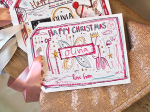 Personalised Fairy Lovely Christmas Gift Tag