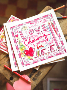 The Made By Leah ‘Love’ Colouring And Activity Book