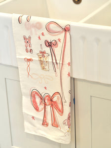 Girly Era Tea Towel