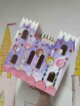 Load image into Gallery viewer, The Hand Painted Wooden Castle Dolls House ‘The Candy Castle’
