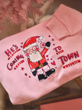 Load image into Gallery viewer, The Pink Santa Sweater/Hoodie
