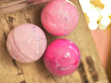 Load image into Gallery viewer, Trio Of Made By Leah Bath Bombs In A Glass Jar
