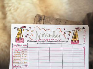 2026 A3 Family Organiser