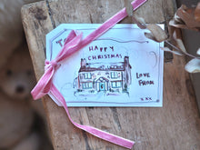 Load image into Gallery viewer, Personalised Holiday Cottage Gift Tag
