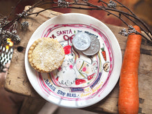 Load image into Gallery viewer, Luxury Santa Christmas Eve Ceramic Plate
