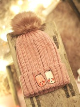 Load image into Gallery viewer, Adults Pink Pom Beanie
