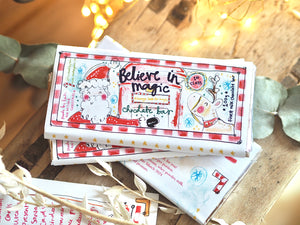 The Made By Leah ‘Believe In Magic’ Santa Chocolate Bar