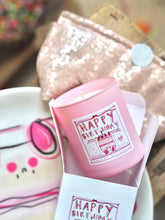 Load image into Gallery viewer, Pink Birthday Cake Candle
