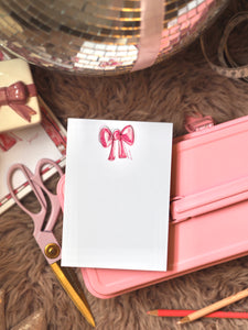Little Pink Bow Notes Pad