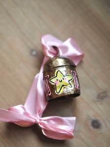 Hand Painted Brass Bell 1 ‘Wish Upon A Star’