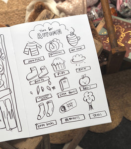The Autumn Made by Leah Cosy Colouring Book