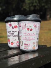 Load image into Gallery viewer, Cute Doodles Coffee Cosy Sleeve

