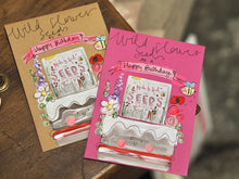 Load image into Gallery viewer, PERSONALISED Occassion Wild Flower Seeds Hand Painted Seed Envelope
