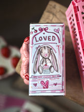 Load image into Gallery viewer, The Bunny ‘LOVED’ 100g Chocolate Bar
