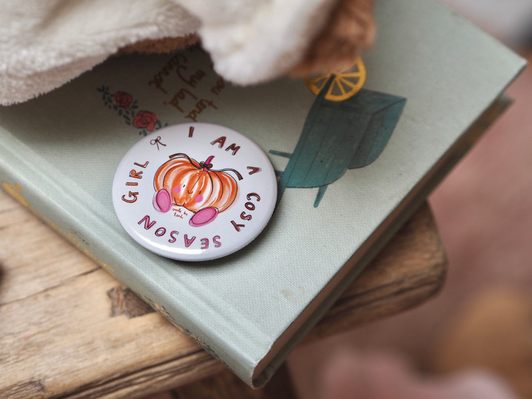 Cosy Season Girl Badge
