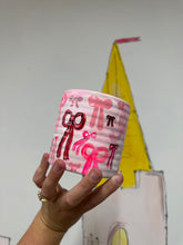 Load image into Gallery viewer, Hand Painted Little Plant Pot 4 ‘All The Bows’
