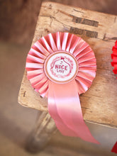 Load image into Gallery viewer, The Personalised ‘On The Nice List’ Luxury Rosette, Pink

