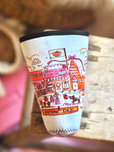 Load image into Gallery viewer, ‘The Cutie Autumn Village’ Coffee Cosy Sleeve
