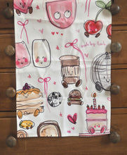 Load image into Gallery viewer, The Cute Doodles Tea Towel
