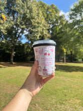 Load image into Gallery viewer, Cute Doodles Coffee Cosy Sleeve
