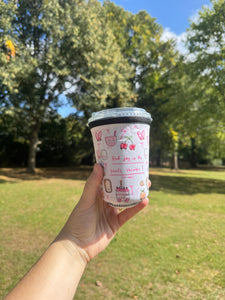 Cute Doodles Coffee Cosy Sleeve