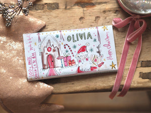 The Personalised Santa’s Grotto Chocolate Bar