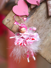 Load image into Gallery viewer, ‘Dolly’ The Fairy &amp; Her Hanging Metal Heart

