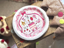 Load image into Gallery viewer, Made by Leah 8 Cute Paper Party Plates

