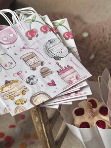 Cute Doodles Paper Gift Bag