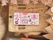 Load image into Gallery viewer, 100g Pink Christmas Jumble Chocolate Bar
