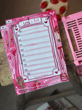 Load image into Gallery viewer, Cutie "I Love A List" List Pad
